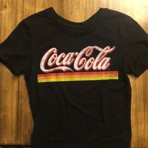 Girls Retro Coca Cola T Shirt X-small